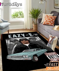 Eazy E Compton Lowrider Rectangle Rug
