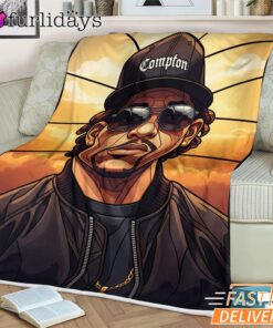 Eazy E Compton Sunset Blanket