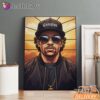 Eazy E Compton Sunset Canvas, Rap Lengends Poster