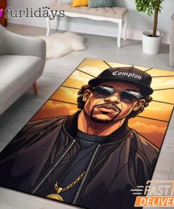 Eazy E Compton Sunset Rectangle Rug