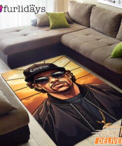 Eazy E Compton Sunset Rectangle Rug
