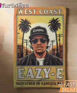 Eazy E West Coast Beige Blanket
