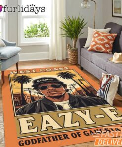 Eazy E West Coast Beige Rectangle Rug