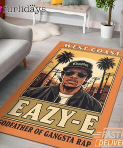 Eazy E West Coast Beige Rectangle Rug