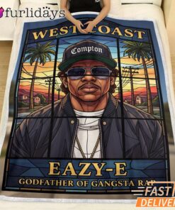 Eazy E West Coast Dark Blanket