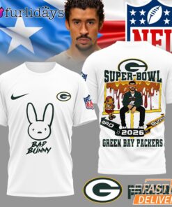 Green Bay Packers NFL Bad Bunny Super Bowl Limited Edition T Shirt