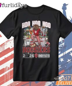 Ho Ho Ho Indiana Hoosiers 2026 Undefeated National Champions Fan T-Shirt