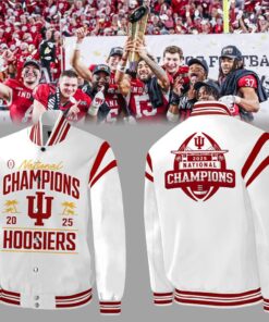Indiana Hoosiers 2026 CFP National Champions Varsity Jacket