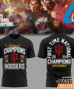 Indiana Hoosiers 2026 First Time National Champions T-Shirt