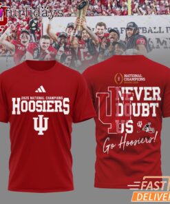 Indiana Hoosiers 2026 National Champions College Football T-Shirt