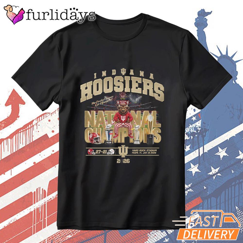 Indiana Hoosiers 2026 National Champions Team Legacy College Football T-Shirt Indiana Hoosiers 2026 National Champions Team Legacy College Football T-Shirt