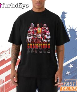 Indiana Hoosiers 2026 National Champions Team Roster Celebration T-Shirt