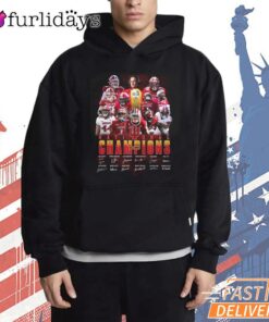 Indiana Hoosiers 2026 National Champions Team Roster Celebration T-Shirt