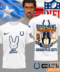 Indianapolis Colts NFL Bad Bunny Super Bowl Limited Edition T Shirt