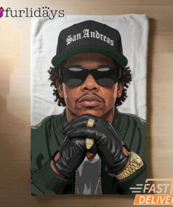 Jay Z Gold Chain Boss Blanket