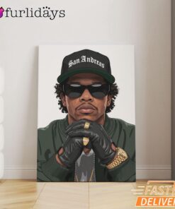 Jay Z Gold Chain Boss Canvas, Rap Lengends Poster