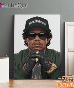 Jay Z Gold Chain Boss Canvas, Rap Lengends Poster