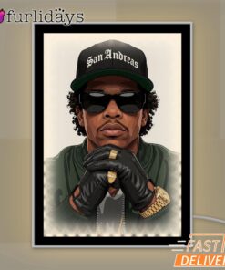 Jay Z Gold Chain Boss Mirror Night Light, Rapper Lamp