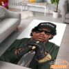 Jay Z Gold Chain Boss Rectangle Rug