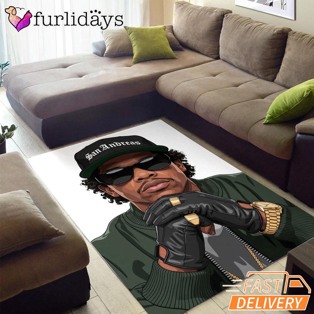 Jay Z Gold Chain Boss Rectangle Rug Jay Z Gold Chain Boss Rectangle Rug