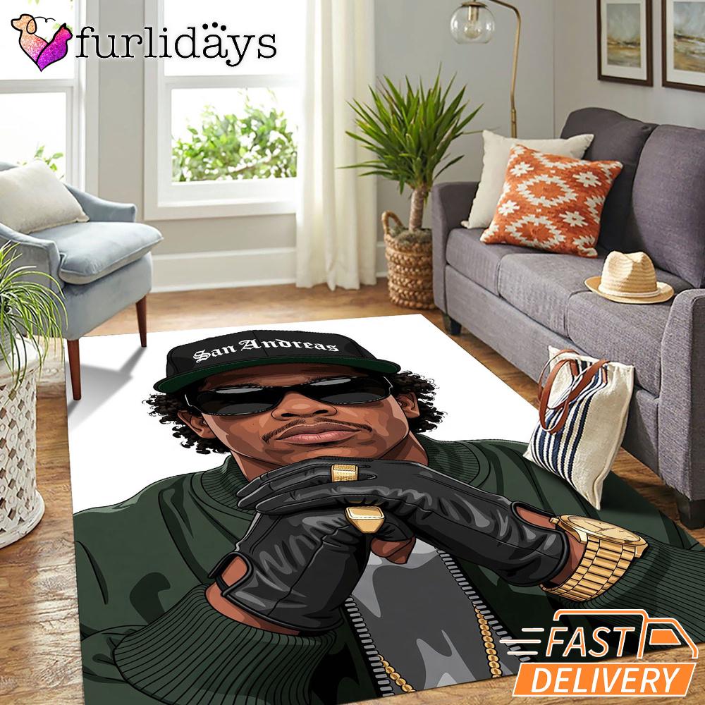 Jay Z Gold Chain Boss Rectangle Rug Jay Z Gold Chain Boss Rectangle Rug