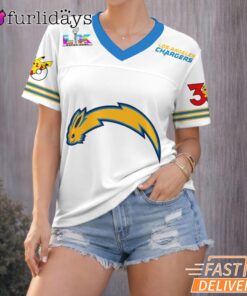 Los Angeles Chargers Super Bowl LX Pokemon 30th Anniversary Football Jersey