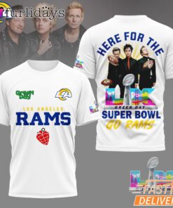 Los Angeles Rams Here For The Green Day Super Bowl LX 3D T-Shirt