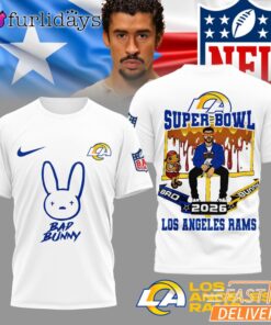 Los Angeles Rams NFL Bad Bunny Super Bowl Limited Edition T Shirt
