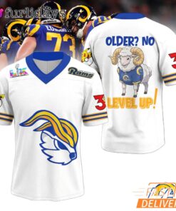 Los Angeles Rams Super Bowl LX Pokemon 30th Anniversary Football Jersey