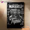 Makaveli Tupac Black White Blanket
