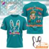 Miami Dolphins Super Bowl Halftime Show Bad Bunny Signature 3D T-Shirt