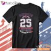 New England Patriots 25 Championship Anniversary T-Shirt