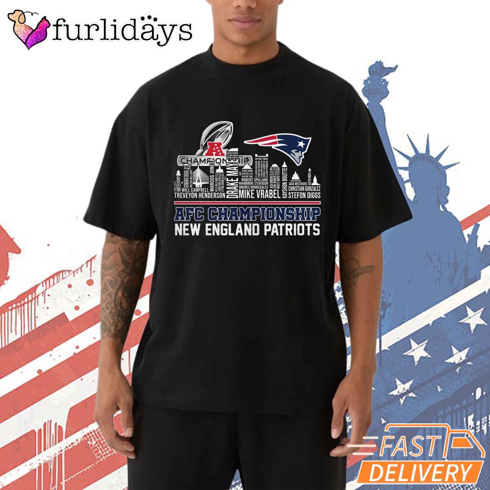 New England Patriots AFC Championship Game Graphic T-Shirt New England Patriots AFC Championship Game Graphic T-Shirt