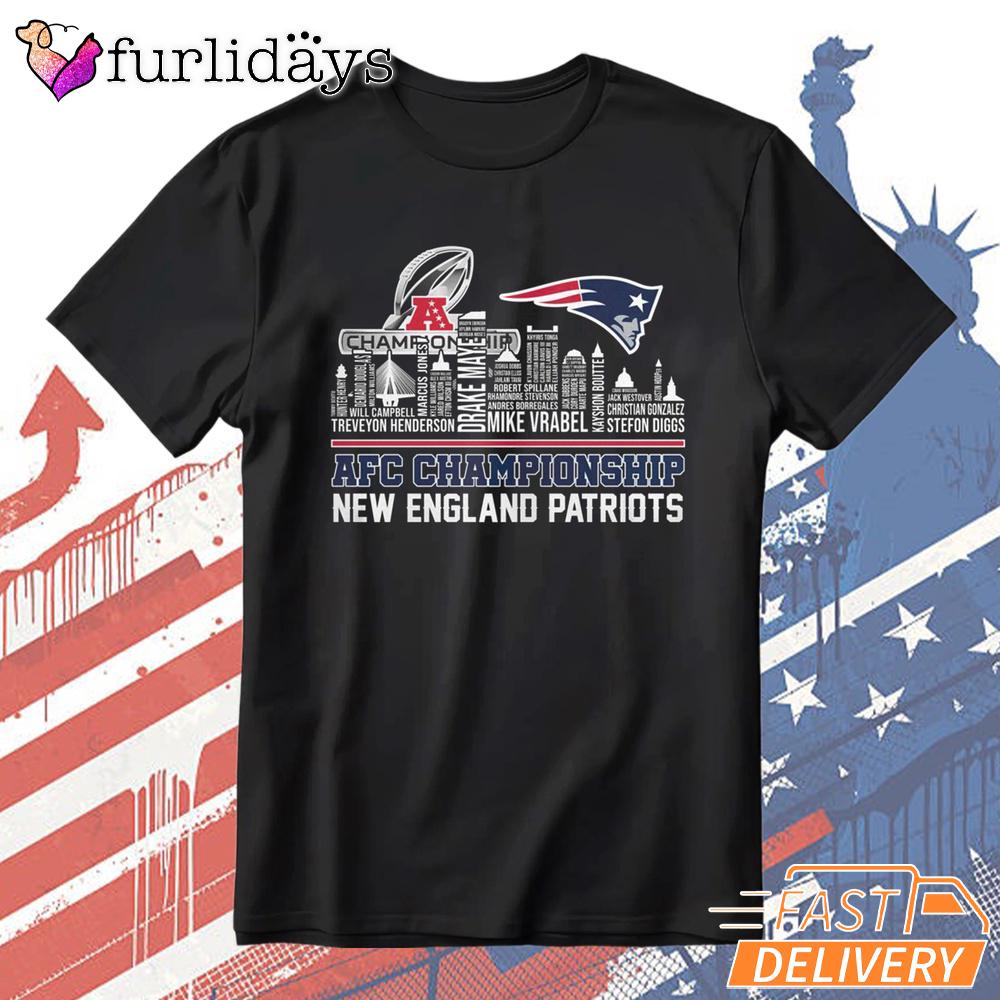 New England Patriots AFC Championship Game Graphic T-Shirt New England Patriots AFC Championship Game Graphic T-Shirt