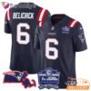 New England Patriots Belichick 6 Navy Football Jersey Super Bowl Champions Edition