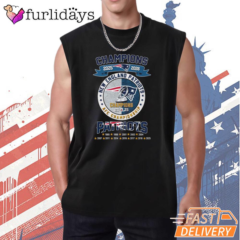 New England Patriots Championship Legacy Emblem T-Shirt New England Patriots Championship Legacy Emblem T-Shirt