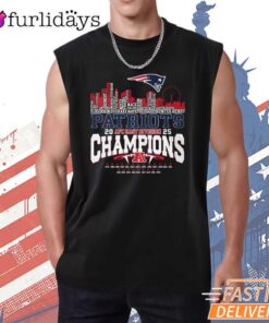 New England Patriots City Champions Skyline Graphic T-Shirt