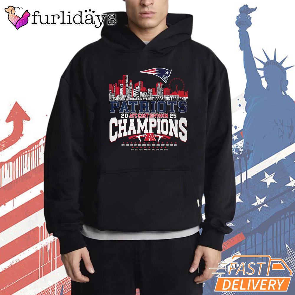 New England Patriots City Champions Skyline Graphic T-Shirt New England Patriots City Champions Skyline Graphic T-Shirt