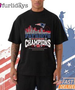 New England Patriots City Skyline Champions T-Shirt