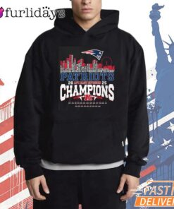 New England Patriots City Skyline Champions T-Shirt
