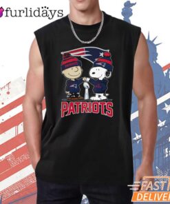 New England Patriots Cute Cartoon Fan Art Graphic T-Shirt