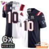 New England Patriots Drake Maye Football Jersey Super Bowl 6X Champions Limited Edition