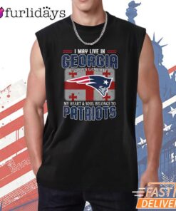 New England Patriots Georgia Fan Pride Graphic T-Shirt