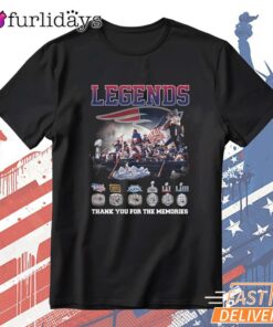 New England Patriots Legends Thank You For The Memories T-Shirt