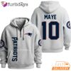 New England Patriots NFL 2026 Quarter Zip Waffle Hoodies