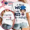 New England Patriots NFL American Heart Month 3D T-Shirt
