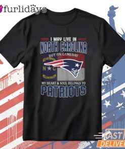 New England Patriots North Carolina Fan Pride Graphic T-Shirt