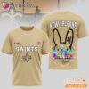 New Orleans Saints Bad Bunny Signature Super Bowl 2026 T-Shirt