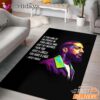 Nipsey Hussle Color Portrait Rectangle Rug Inspirational Hip Hop Art