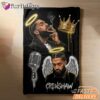 Nipsey Hussle Crenshaw Angel Blanket Crown and Halo Tribute